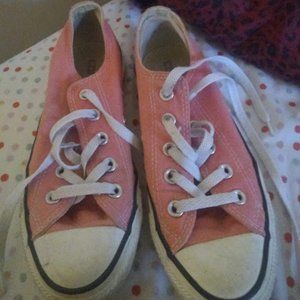 Pink Converse shoes